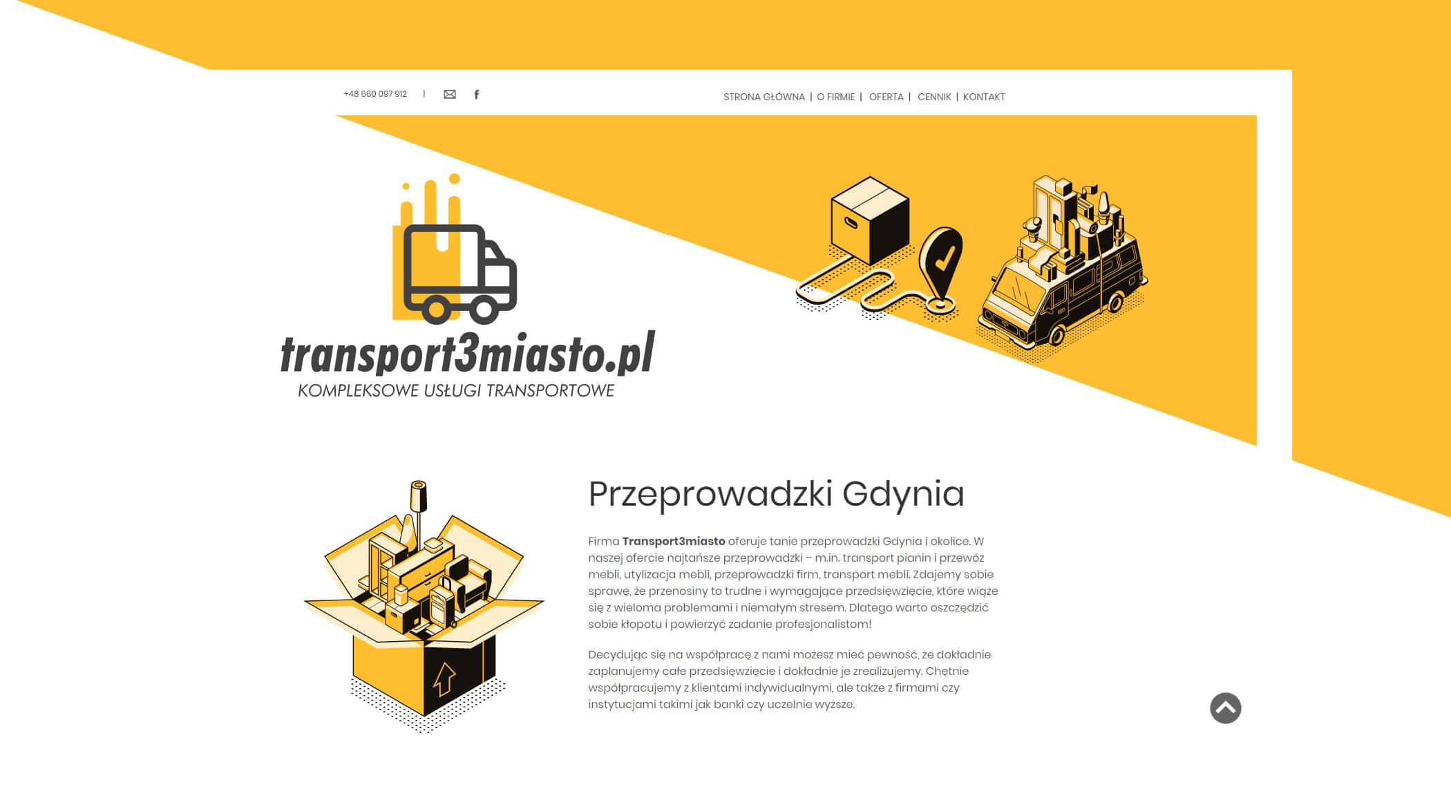 You are currently viewing Strona i logo dla firmy transport3miasto