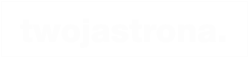 logo twojastrona - pozycjonowanie stron, koloru białego